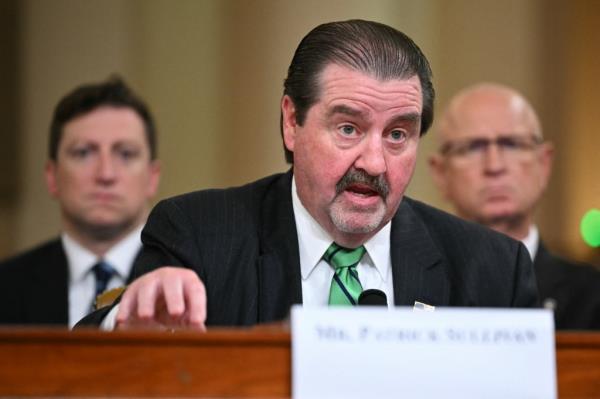 Former US Secret Service Agent Patrick Sullivan testifies during a hearing of the House Task Force on the Attempted Assassination of Do<em></em>nald Trump in Butler, Pennsylvania, on Capitol Hill in Washington, DC, September 26, 2024. 