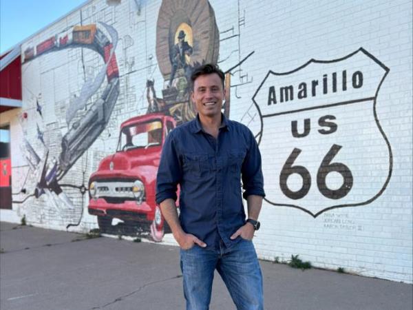 James Tobin is headed down Route 66 on The Great Outdoors.